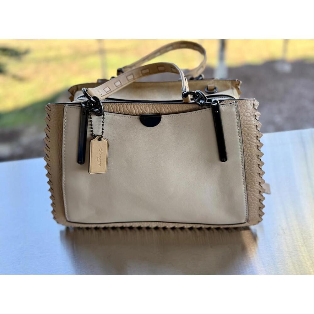 Coach Dreamer Rogue Colorblock Whipstitch Suede Calf Leather - Picture 5 of 15